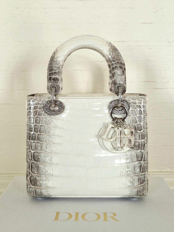 Túi xách nữ RARE Christian Dior Himalayan Himalaya Leather Small Lady Dior Bag Handbag Purse